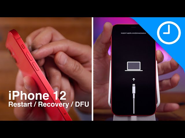 iPhone 12 & 12 Pro: how to force restart, recovery mode, DFU mode, etc.