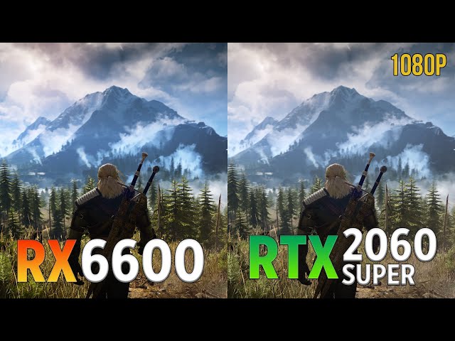 RX 6600 vs RTX 2060 Super - Tested in 10 Games at 1440P