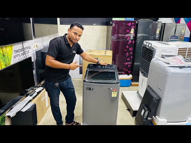 Latest Samsung Ecobubble Full Automatic Top loading washing Machine Demo Review