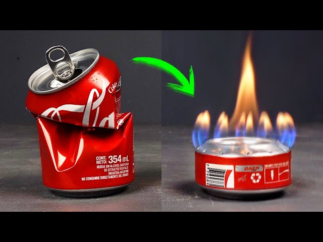 ❌ DON'T Throw away your Coca-Cola CANS 👉 Create a CAN STOVE - VERY USEFUL HOME INVENTION