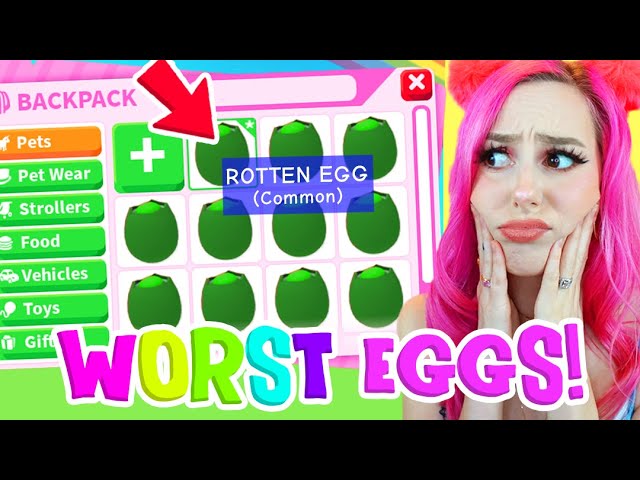 I Opened the WORST EGGS in Adopt Me Trying to Get LEGENDARY PETS! SUPER LUCKY! Roblox Adopt Me
