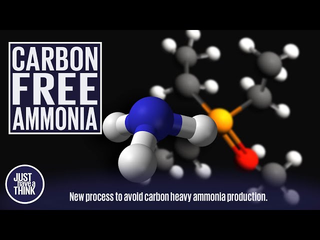 Decarbonising AMMONIA production. Could a revolutionary new process be the key?