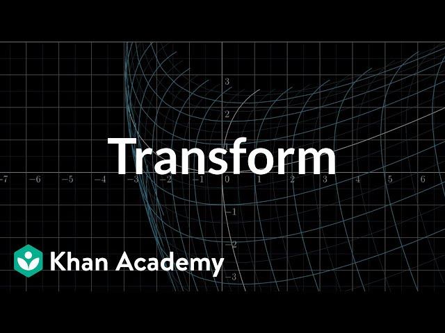 Transformations, part 2 | Multivariable calculus | Khan Academy