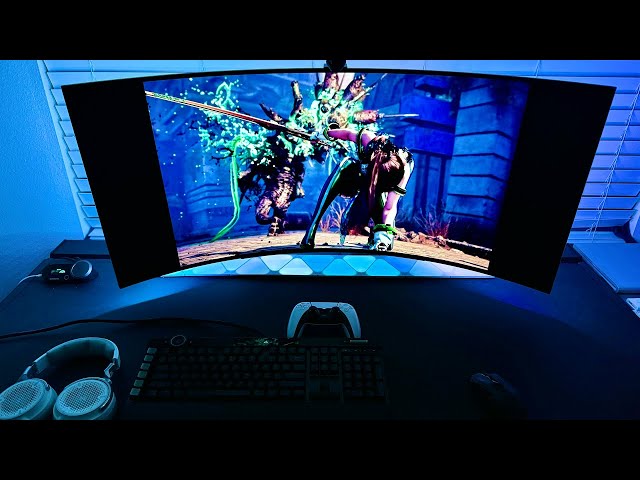 Stellar Blade on the BEST Gaming Monitor of 2024: PS5 Gameplay on the LG 45" UltraWide OLED