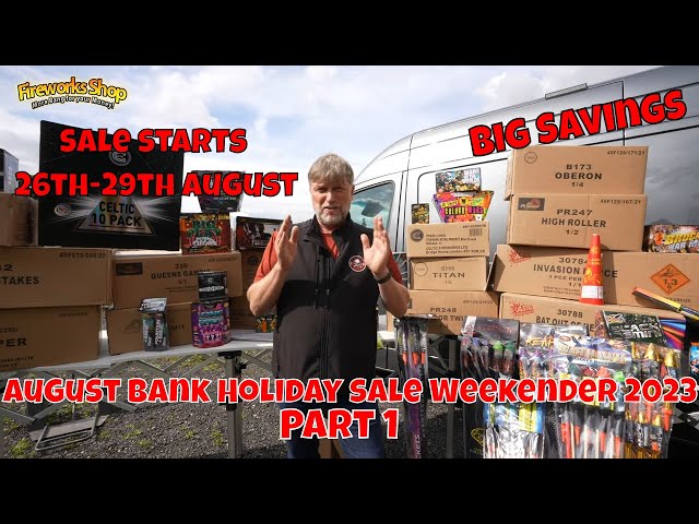August Bank Holiday Weekend Sale Part 1