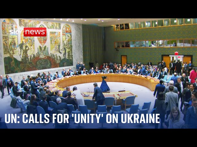 Europe calls on America to lead on its pledges at the UN | Russia Ukraine war