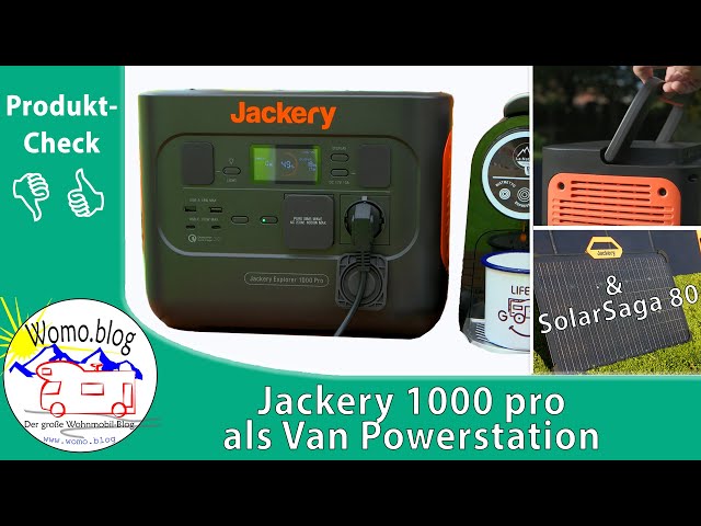 Jackery Explorer 1000 Pro - SolarSaga 80 - Stark - Autark - und Durchsichtig 😱