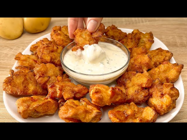 Incredibly crispy potatoes! No oven! Top 2 recipes you'll make every day!