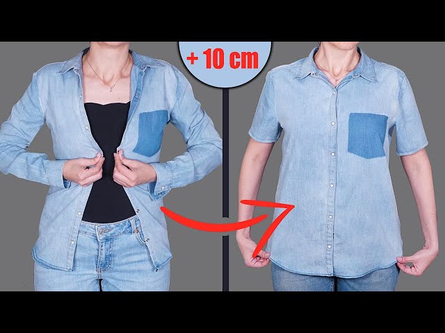 How to upsize a sleeved shirt to fit you perfectly!