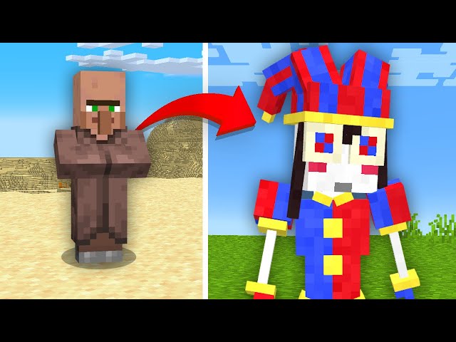 I remade every mob into The Amazing Digital Circus in Minecraft