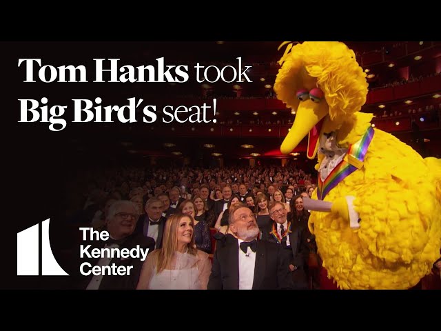 Tom Hanks took Big Bird's seat! | 2019 Kennedy Center Honors