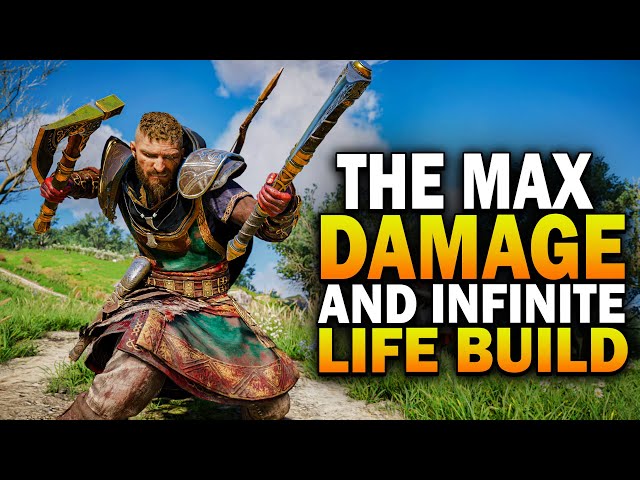 The MAX DAMAGE & INFINITE LIFE Build You Need To Use! Assassin's Creed Valhalla Best Weapons