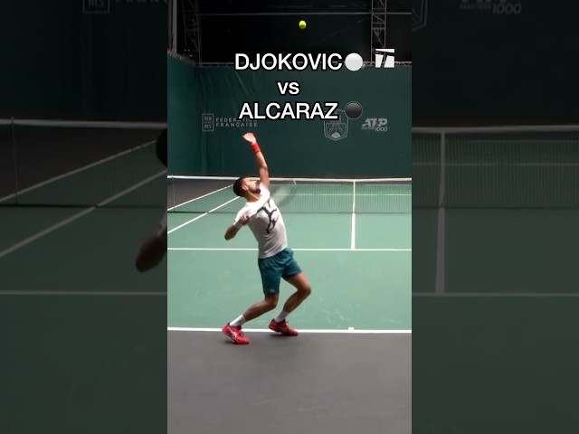 Djokovic and Alcaraz INTENSE Practice 😤