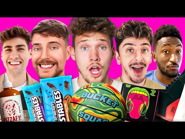 Rating YouTuber Products (FaZe Rug, MrBeast, Airrack)