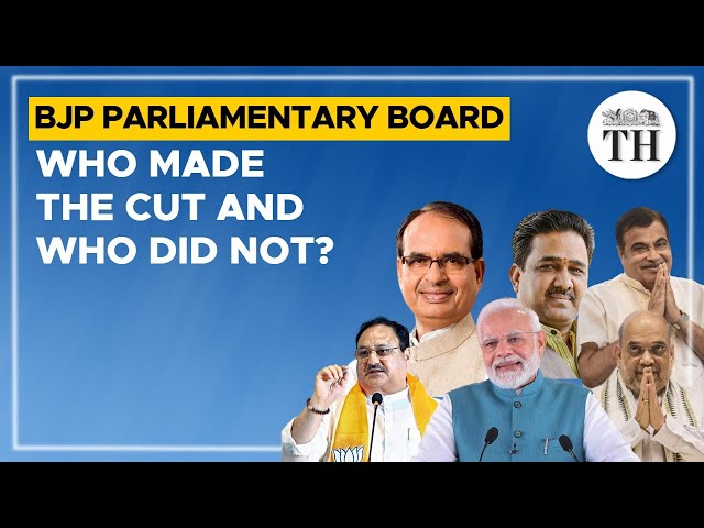 BJP Parliamentary Board | Who made the cut and who did not? | Talking Politics with Nistula Hebbar