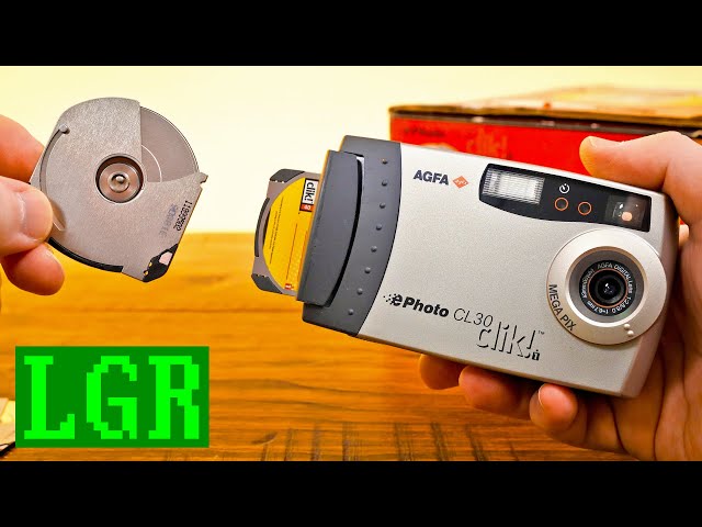 This 1999 Digital Camera Uses Tiny Clik Disks! Agfa CL30