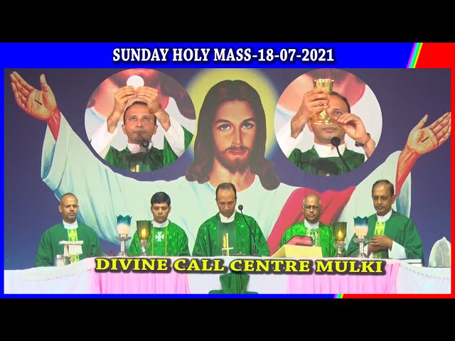 Sunday Holy Mass (18-07-2021) celebrated by Rev.Fr.Anil Fernandes SVD at Divine Call Centre Mulki