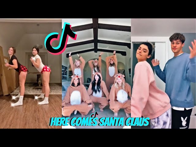 Here Comes Santa Claus Dance Challenge | TikTok Compilation