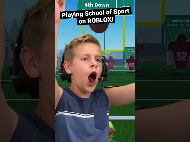 K-City is Playing School of Sport in ROBLOX!
