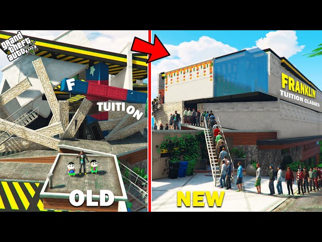 GTA 5 : Franklin Upgrading Broken Tuition Classes To New Tuition Classes In GTA 5 ! (GTA 5 Mods)