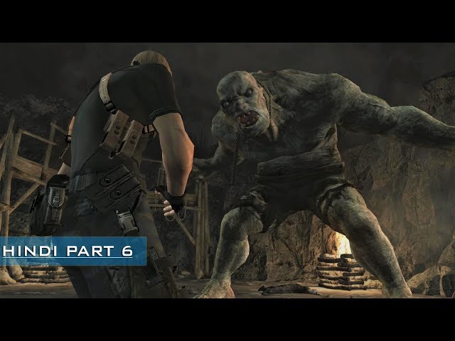 Resident Evil 4 - Gameplay w/ Hindi Commentary Part 6 | El Gigante Boss Fight
