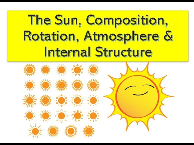 The Sun, Composition, Rotation, Atmosphere & Internal Structure