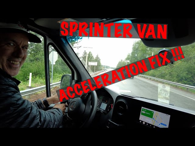 FIX the ACCELERATION on your SPRINTER VAN with PEDAL CONTROL 2.0 - EASY INSTALL - GREAT APP to use
