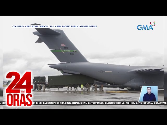 Missile system ng U.S. na kayang tumarget nang 500km, nakapwesto sa Northern Luzon | 24 Oras