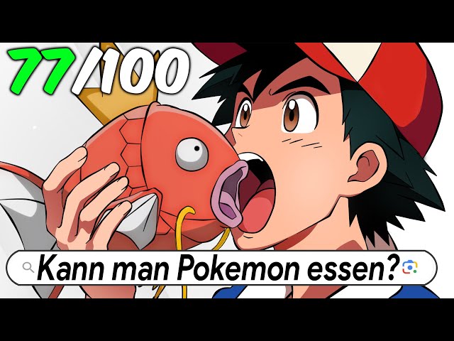 100 Pokemon Fragen, die sich jeder stellt