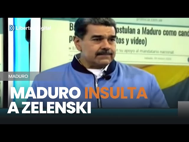 El insulto de Maduro a Zelenski