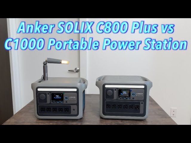 Anker Portable Power Station Showdown: C800 Plus vs C1000