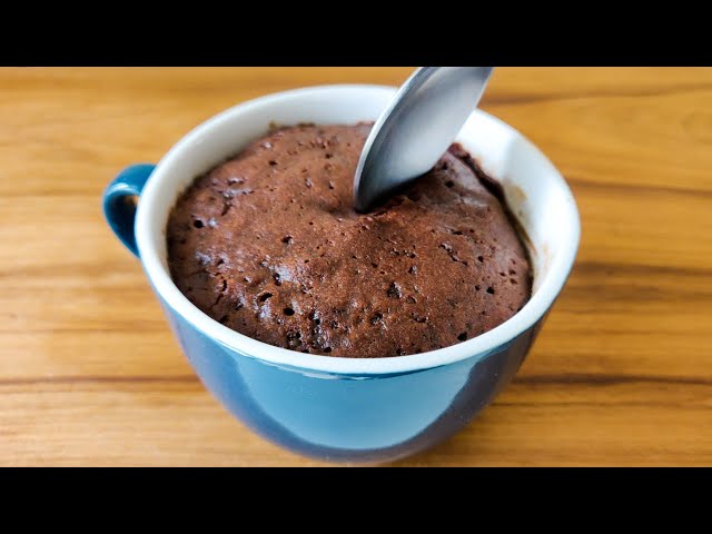 Chocolate Mug Cake in 1 Minute