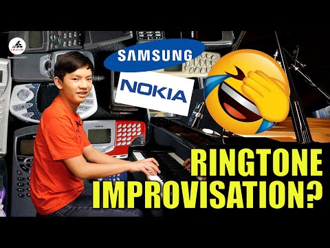 Creating Music Improvising With Samsung Nokia Ringtones | Cole Lam 14 Years Old