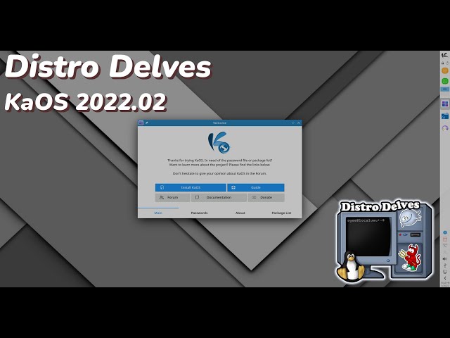KaOS 2022 Review LIVE | Distro Delves S4:E4