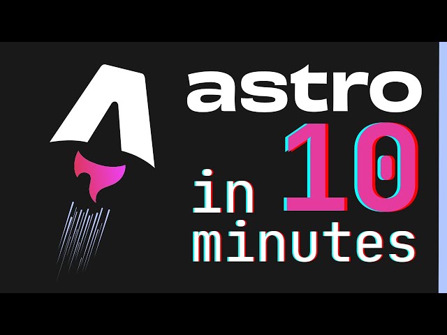 Astro for Impatient Devs