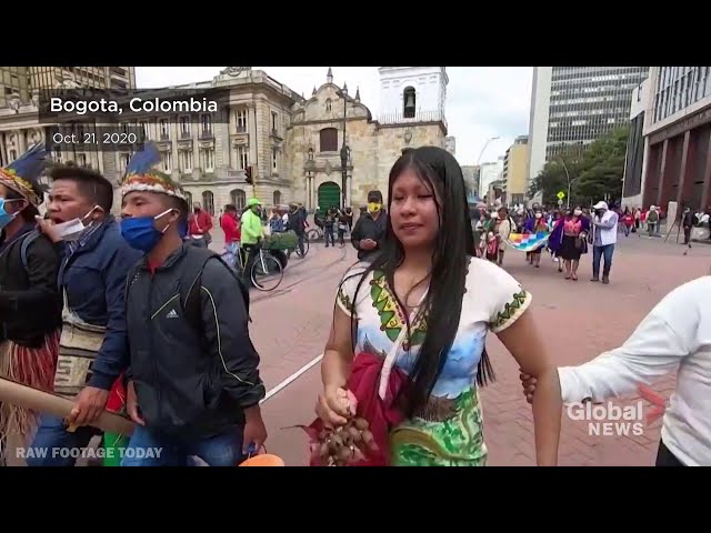 Columbia National Strike: "Not even the pandemic" will stop Colombia protests, leaders say
