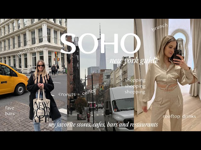 My Mini Soho Guide ✨ Favorite Stores, Photo Spots, Cafes, Bars, and Best NYC Pizza |Winter NYC Guide