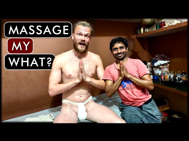 Foreigner Tries India's 'Nut and Butt' Massage