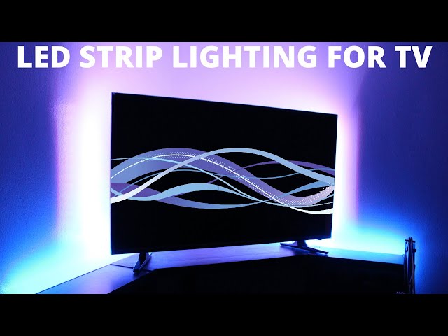 How To Install LED Light Strips Behind My TV (LED Strip Light Installation) Govee LED Strip Lights