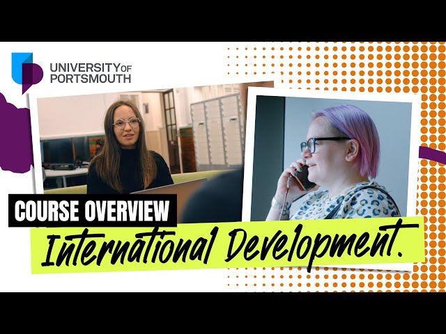 Why study International Development? | University of Portsmouth