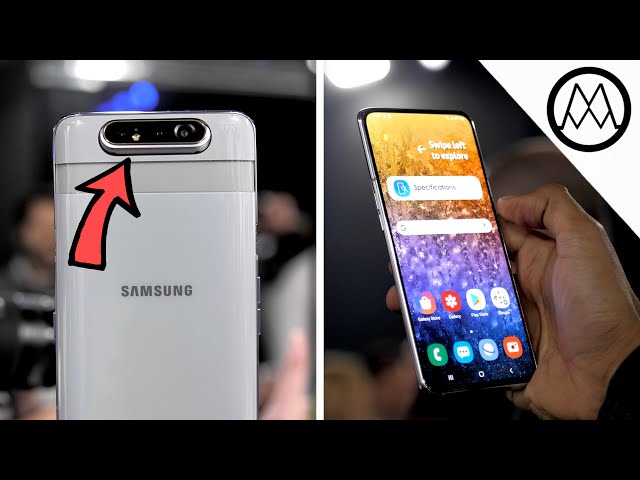 Samsung Galaxy A80 - ROTATING CAMERA Hands-on Review!