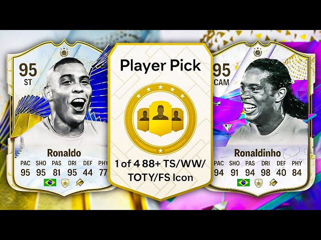 50x 1 OF 4 88+ ICON PLAYER PICKS! 😱 FC 24 Ultimate Team
