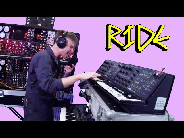 RIDE - Live On Analog Modular Synths - LOOK MUM NO COMPUTER