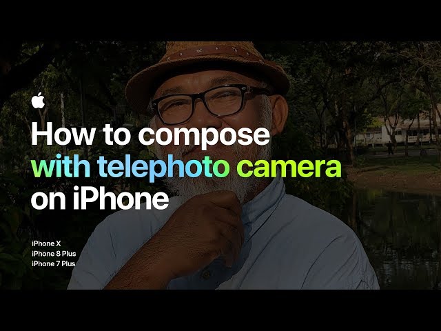 How to compose with telephoto camera on iPhone