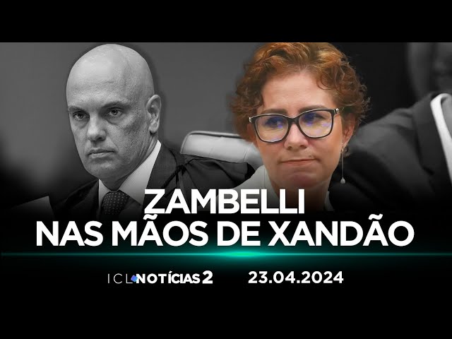 ICL NOTÍCIAS 2 - 23/04/24 - PGR DENUNCIA DEPUTADA CARLA ZAMBELLI POR INVADIR  SISTEMA DO CNJ