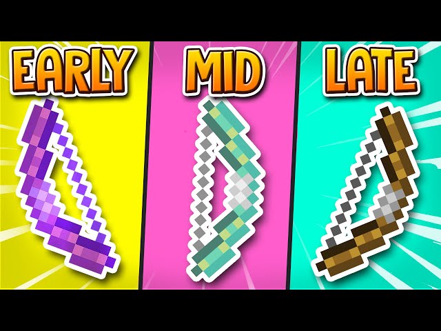 HYPIXEL SKYBLOCK | The BEST Bows for EARLY/MID/LATE game!