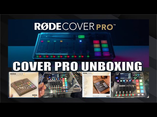 Unboxing the RODECaster Pro II Cover "RODECover 2"