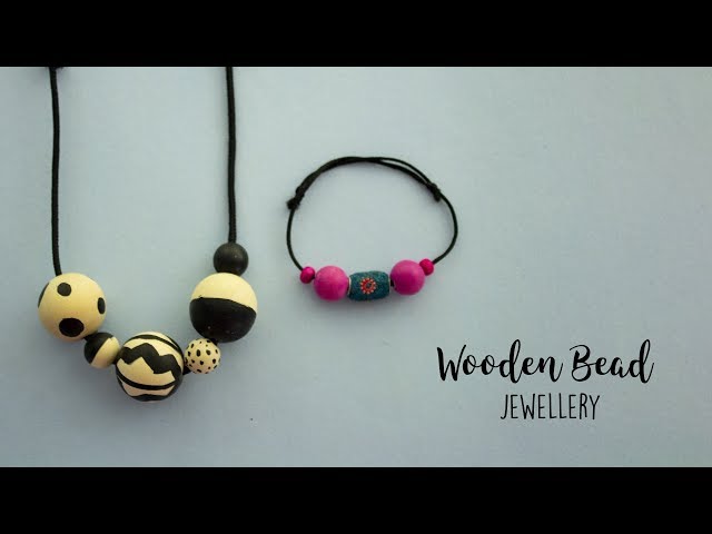 Wooden Beads Jewellery |  Wooden jewelry | Handmade Jewellery