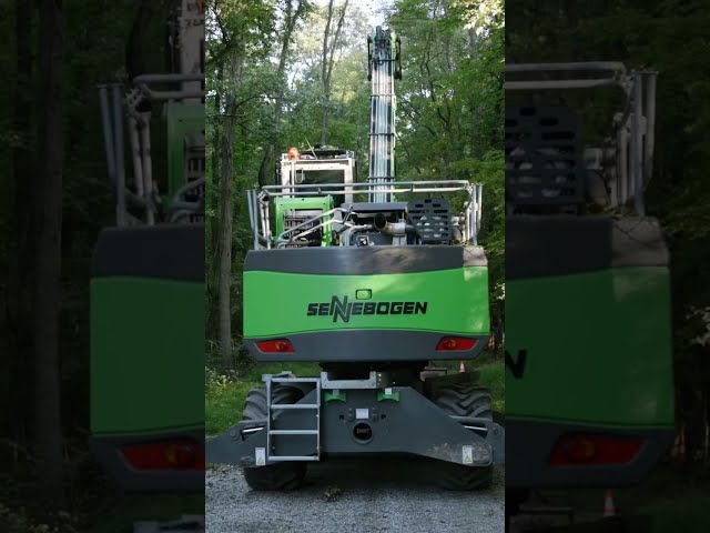 Our Sennebogen 718E in Action! ✅ #short #shorts #treework #rightofway #clearing