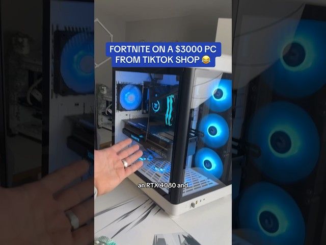 Fortnite on a $3000 PC from TikTok shop 😅